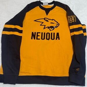 Champion Yellow and Black Athletic Sweatshirt